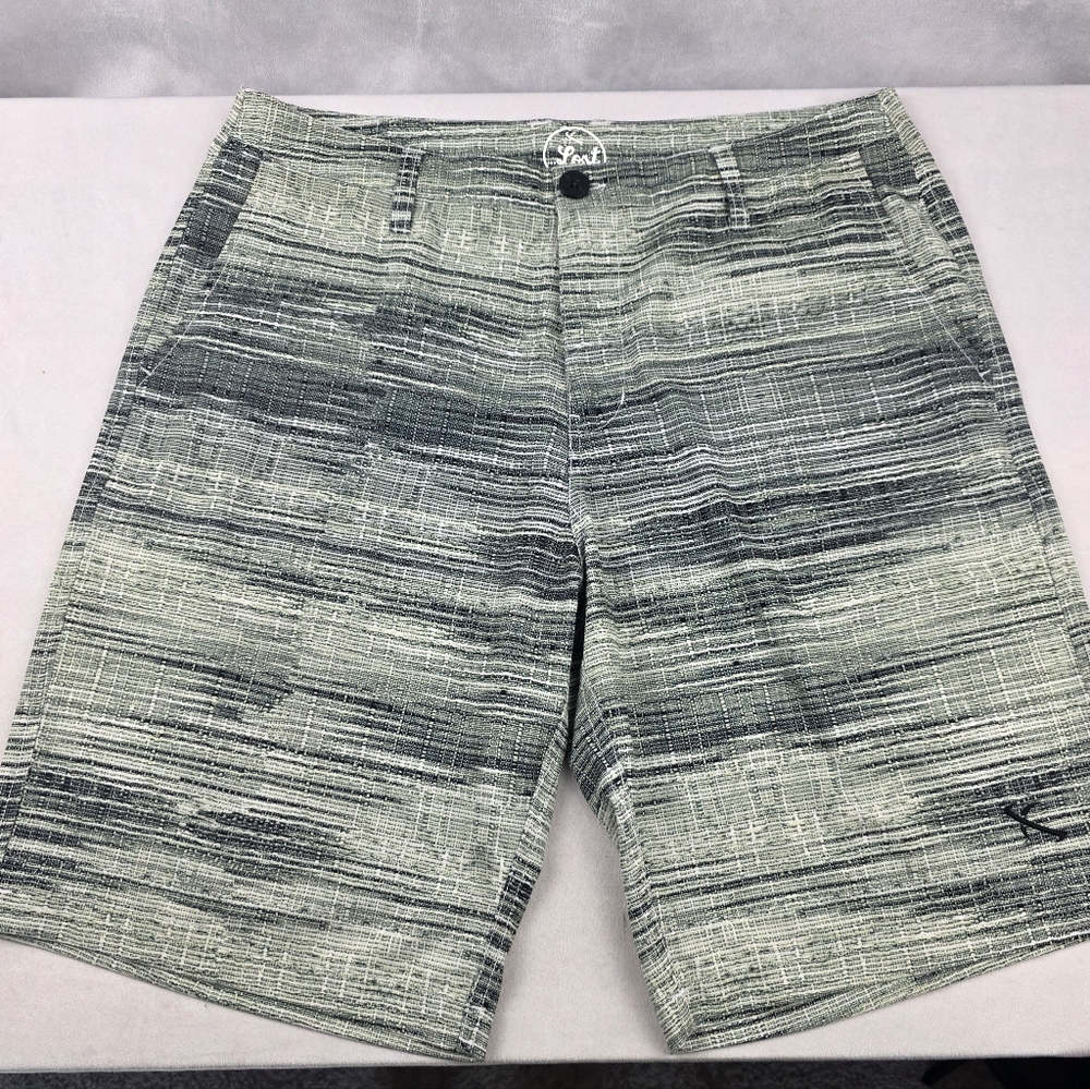 Lost Seaworthy‎ Texture Look Zip Fly & Back Pocket Board Shorts Anfib Sport A35